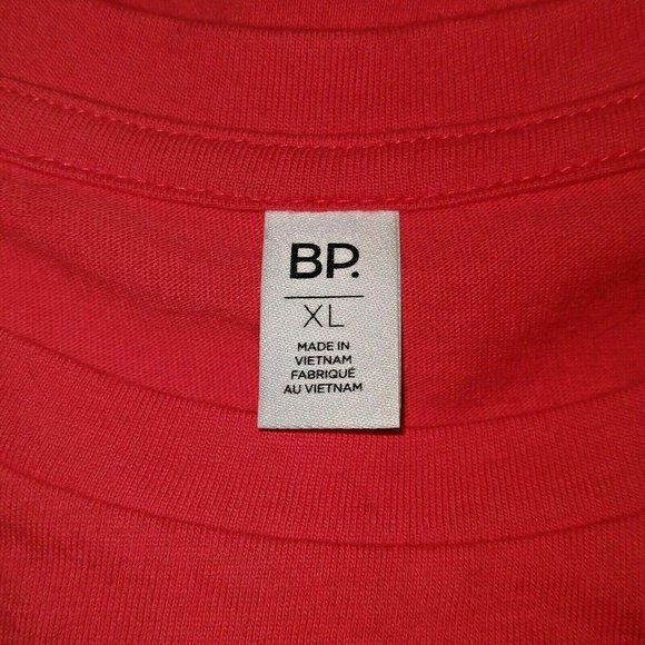 BP. Womens Pocket Tee Red Hibiscus Size XL NWOT - Picture 5 of 5
